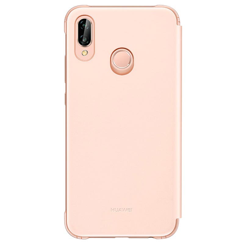 Huawei p20 lite smart view flip cover pink