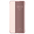 Huawei P30 Smart View Flip Cover 51992862 - Pink