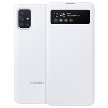 Samsung Galaxy A51 S View Wallet Cover EF-EA515PWEGEU - Hvid