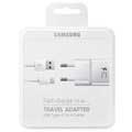 Samsung EP-TA20EW USB-C hurtig rejseoplader med adapter - Hvid