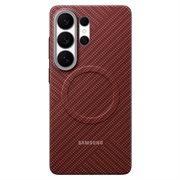Samsung Galaxy S26 Ultra Carbon Magnet Cover EF-KS948SREGWW - Koralrød
