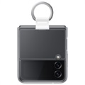 Samsung Galaxy Z Flip4 Clear Cover med Ring EF-OF721CTEGWW - Gennemsigtig
