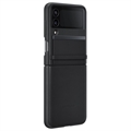 Samsung Galaxy Z Flip4 Flap Læder Cover EF-VF721LBEGWW (Open Box - Fantastisk stand) - Sort