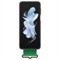 Samsung Galaxy Z Flip4 Silikone Cover med Rem EF-GF721TBEGWW - Sort