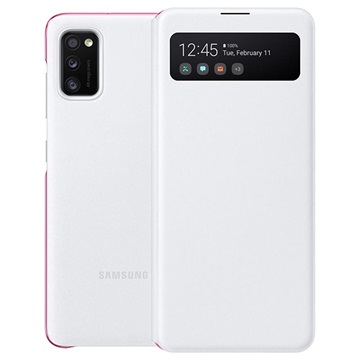Samsung Galaxy A41 S View Wallet Cover EF-EA415PWEGEU (Open Box - Fantastisk stand) - Hvid
