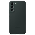 Samsung Galaxy S22 5G Silikone Cover EF-PS901TGEGWW - Skovgrøn