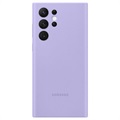 Samsung Galaxy S22 Ultra 5G Silikone Cover EF-PS908TVEGWW - Lavendel