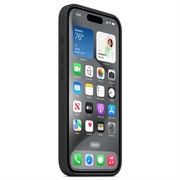 iPhone 15 Pro Apple Silikone Cover med MagSafe MT1A3ZM/A - Sort