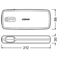 Osram BatteryStart400 Bil Jump Starter - 16800mAh - 2000A
