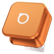 Ottocast CP88-T Mini Cube trådløs CarPlay- og Android Auto-adapter - orange