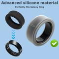 Oura Ring 5, Samsung Galaxy Ring Anti-ridse silikone cover - Størrelse: 12/13