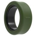 Oura Ring 5, Samsung Galaxy Ring Anti-ridse silikone cover - Størrelse: 12/13 - Sortgrøn