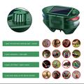 Udendørs ABS Solar Ultrasonic Animal Repeller Infrarød Sensor Have Gård Gård Dyreafvisende Enhed