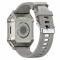Udendørs sport IP68 vandtæt smartwatch - 1.91" - grå