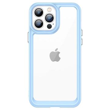 Outer Space Series iPhone 12 Pro Hybrid Cover - Blå
