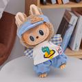 Tøjsæt til Labubu Doll 17cm - 3 stk. - Afslappet tøj