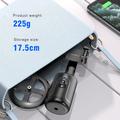 P01 pro 360-graders intelligent tracking-gimbal-kamera med koldsko bærbar gimbal-stabilisator - sort