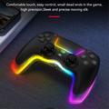 P07 Dazzle Lighting trådløs Bluetooth-controller til PS4/Android/iOS/Switch/PC - Hvid