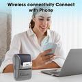 P1 Mini termisk etiketprinter med Bluetooth – sort