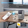 P1 Mini termisk etiketprinter med Bluetooth – sort