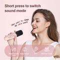 P2 Børne Karaoke Bluetooth Højttaler med 2 Mikrofoner - Pink