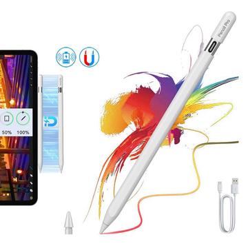 P24 Pro Magnetisk opladet pen til iPad - Hvid