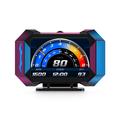 P25 multifunktionel HUD til biler med OBD2 og GPS samt LCD-skærm og hastighedsmåler