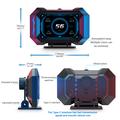 P25 multifunktionel HUD til biler med OBD2 og GPS samt LCD-skærm og hastighedsmåler