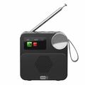 P2D bærbar DAB+-radio med Bluetooth 5.0 - 1.47" - sort