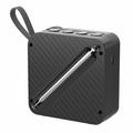 P2D bærbar DAB+-radio med Bluetooth 5.0 - 1.47" - sort