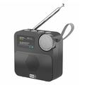P2D bærbar DAB+-radio med Bluetooth 5.0 - 1.47" - sort