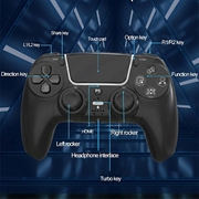 P50A trådløs controller til PlayStation 5 med Hall-effekt-sensorer