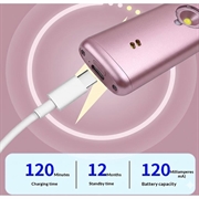 PA500 Personlig sikkerhedsalarm i aluminiumslegering, 130dB - Pink