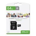 PNY Performance Plus microSDXC-hukommelseskort P-SDU64G10PPL-GE - 64GB