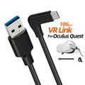 PQ102 Højhastigheds-USB-C-kabel til PC-VR til Meta Quest 2/3/3S - 1.5m/10Gbps - Sort