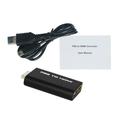 PS2 til HDMI adapter med 3.5mm audio input - Tilslut Playstation 2 til TV via HDMI - 480i/480p/576i