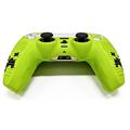 PS5 DualSense-controller-silikoneetui med 2 joystick-hætter - grøn
