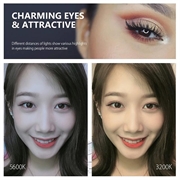 PULUZ 10.2" 26cm ringbuet lys + skrivebordsarmstativ USB 3 tilstande dæmpbar dobbelt farvetemperatur LED Vlogging Selfie Photography Videolys med telefonklemme