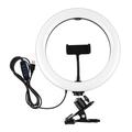 PULUZ PKT3126B LED Ring Light Kit 10.2" 26cm Videokonferencebelysning 3 dæmpbare farver 10 lysstyrkeniveauer til kamera Smartphone YouTube TikTok Selvportræt