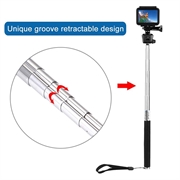 PULUZ PU55 Teleskopisk selfiestang til GoPro- og DJI-actionkameraer - 20-97cm