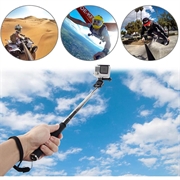 PULUZ PU55 Teleskopisk selfiestang til GoPro- og DJI-actionkameraer - 20-97cm