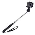 PULUZ PU55 Teleskopisk selfiestang til GoPro- og DJI-actionkameraer - 20-97cm