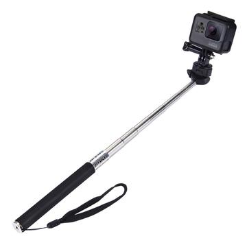 PULUZ PU55 Teleskopisk selfiestang til GoPro- og DJI-actionkameraer - 20-97cm