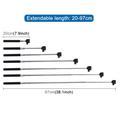 PULUZ PU55 Teleskopisk selfiestang til GoPro- og DJI-actionkameraer - 20-97cm
