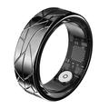 PX02 Crack Design Multi-Function Smart Ring med fotokontrol - Størrelse: 21.5mm - Sort