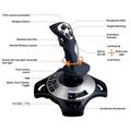 PXN 2113 PRO flysimulator-joystick med gashåndtag – sort