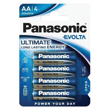Panasonic Evolta LR6/AA Alkaline-batterier - 4 stk.