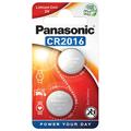 Panasonic Mini CR2016 litium-møntbatterier - 2 stk.