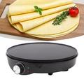 Pandekage og Crepé maskine 1000W - Non-Stick belægning - Sort