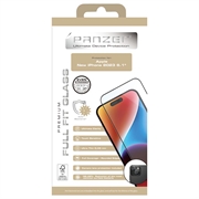 iPhone 15 Panzer Premium Full-Fit Hærdet Glas - Sort Kant